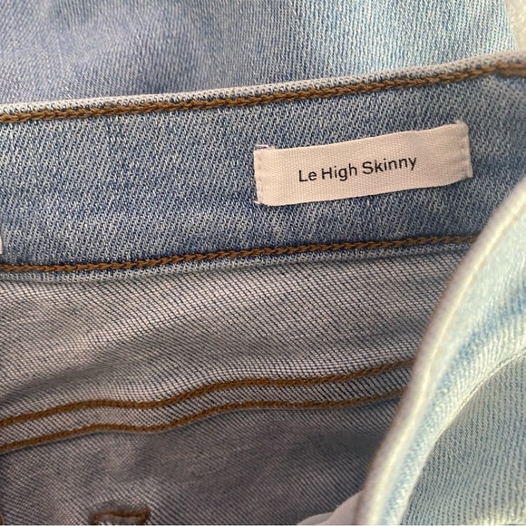 FRAME Le High‎ Raw Hem Ankle Skinny Jeans - Picture 7 of 8